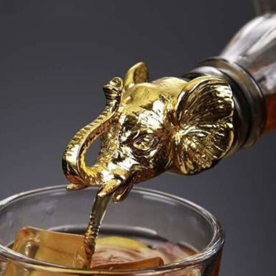 The Regal Elephant Pourer Gold