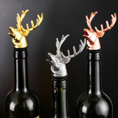 Deer Liquid Pourer Silver Gold and Silver