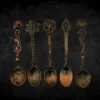Ancient Spoon Set Copper