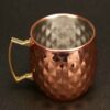 Copper Metal Mug for iced beer tea coffee and cocktail drinks