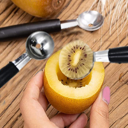Double Ends Spoon Spooning Kiwi Fruit