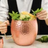 Very Large Sized Copper Metal Mug for Iced drinks and cocktails