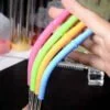 Fun and colorful reusable drinking straws for drinks and cocktails