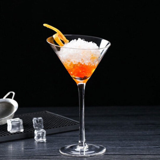 The Drunk Martini Glass
