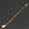 copper plated stainless steel cocktail bar spoon