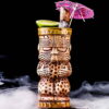 The Island King Tiki Mug for drinking beer wine and fun and exotic alcoholic beverages and fancy juicy cocktails