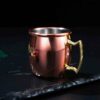 copper plated stainless steel bartending cocktail jigger for measuring cocktails