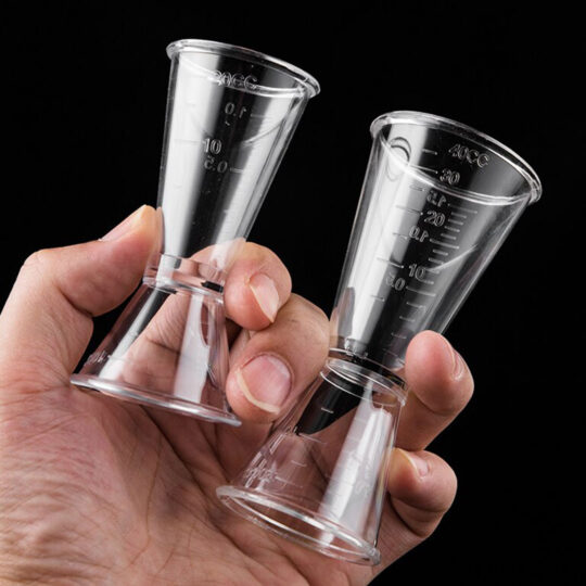 20/40ml Stainless Steel Cocktail Jigger Double Head Measuring Cup Ounce  Alcohol Measuring Cup for Perfect Cocktails Durable Stainless Steel