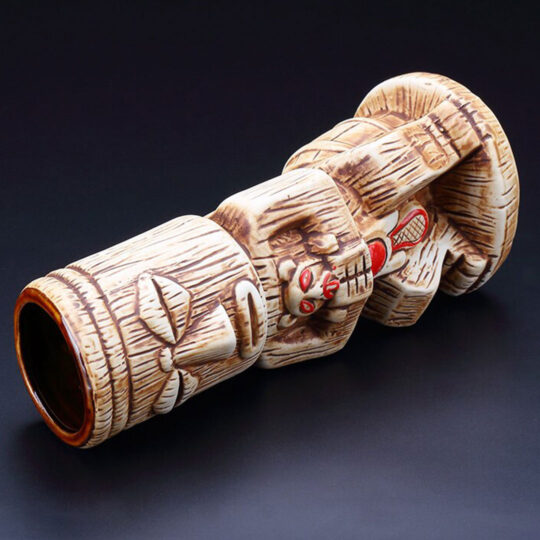 The Resting Ancient Tiki Mug for drinking beer wine and fun and exotic alcoholic beverages and fancy juicy cocktails