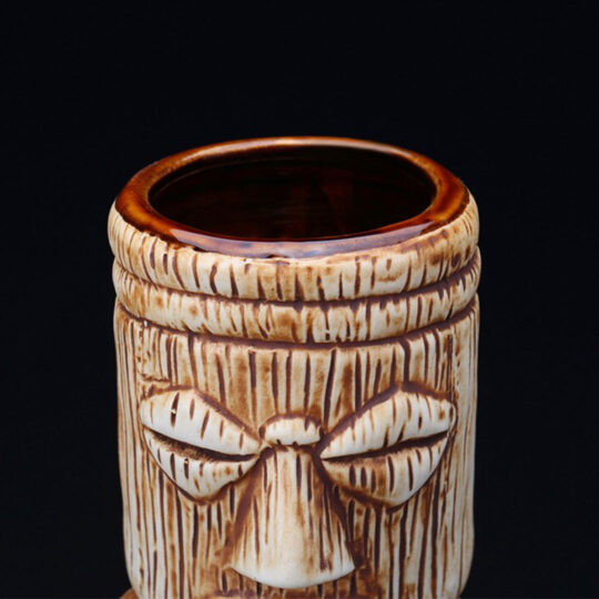 The Resting Ancient Tiki Mug for drinking beer wine and fun and exotic alcoholic beverages and fancy juicy cocktails