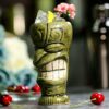 The Teeth Grinder Tiki Mug for drinking beer wine and fun and exotic alcoholic beverages and fancy juicy cocktails