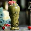 The Teeth Grinder Tiki Mug for drinking beer wine and fun and exotic alcoholic beverages and fancy juicy cocktails