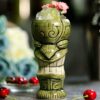 The Teeth Grinder Tiki Mug for drinking beer wine and fun and exotic alcoholic beverages and fancy juicy cocktails