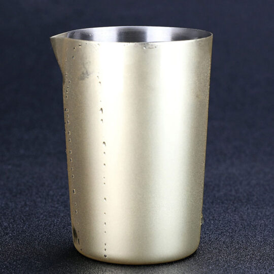 Gold Plated Stainless Steel Mixing Tin for Stirring Cocktails