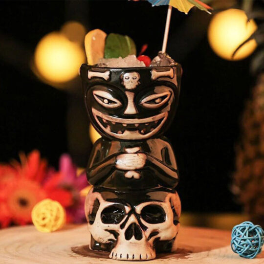 Mojo Joe Joe  Tiki Mug for drinking fun and exotic alcoholic beverages and fancy juicy cocktails