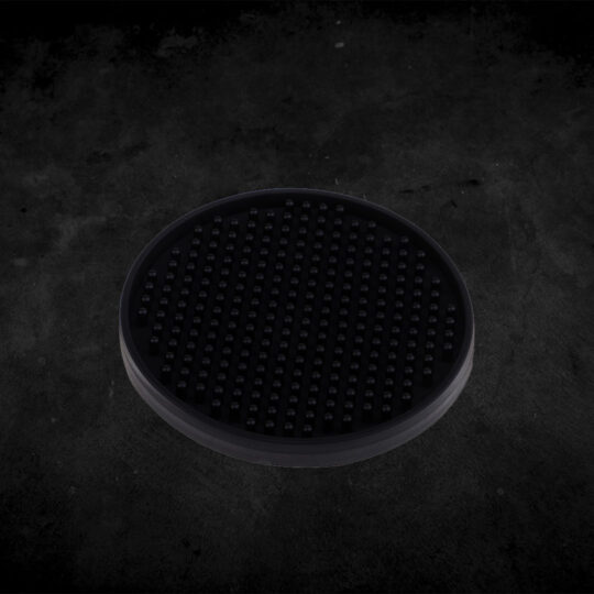 Rounded Rubber Bar Mat Black