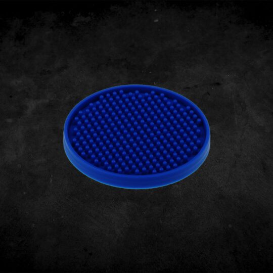 Rounded Rubber Bar Mat Blue