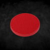 Rounded Rubber Bar Mat Red