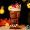 The Tribe Chieftain Tiki Mug for drinking beer wine and fun and exotic alcoholic beverages and fancy juicy cocktails