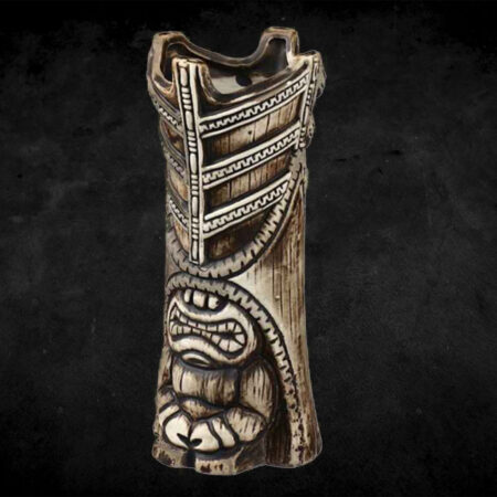 The Mad King Tiki Mug for drinking fun and exotic alcoholic beverages and fancy juicy cocktails
