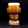 The Tribe Chieftain Tiki Mug for drinking beer wine and fun and exotic alcoholic beverages and fancy juicy cocktails