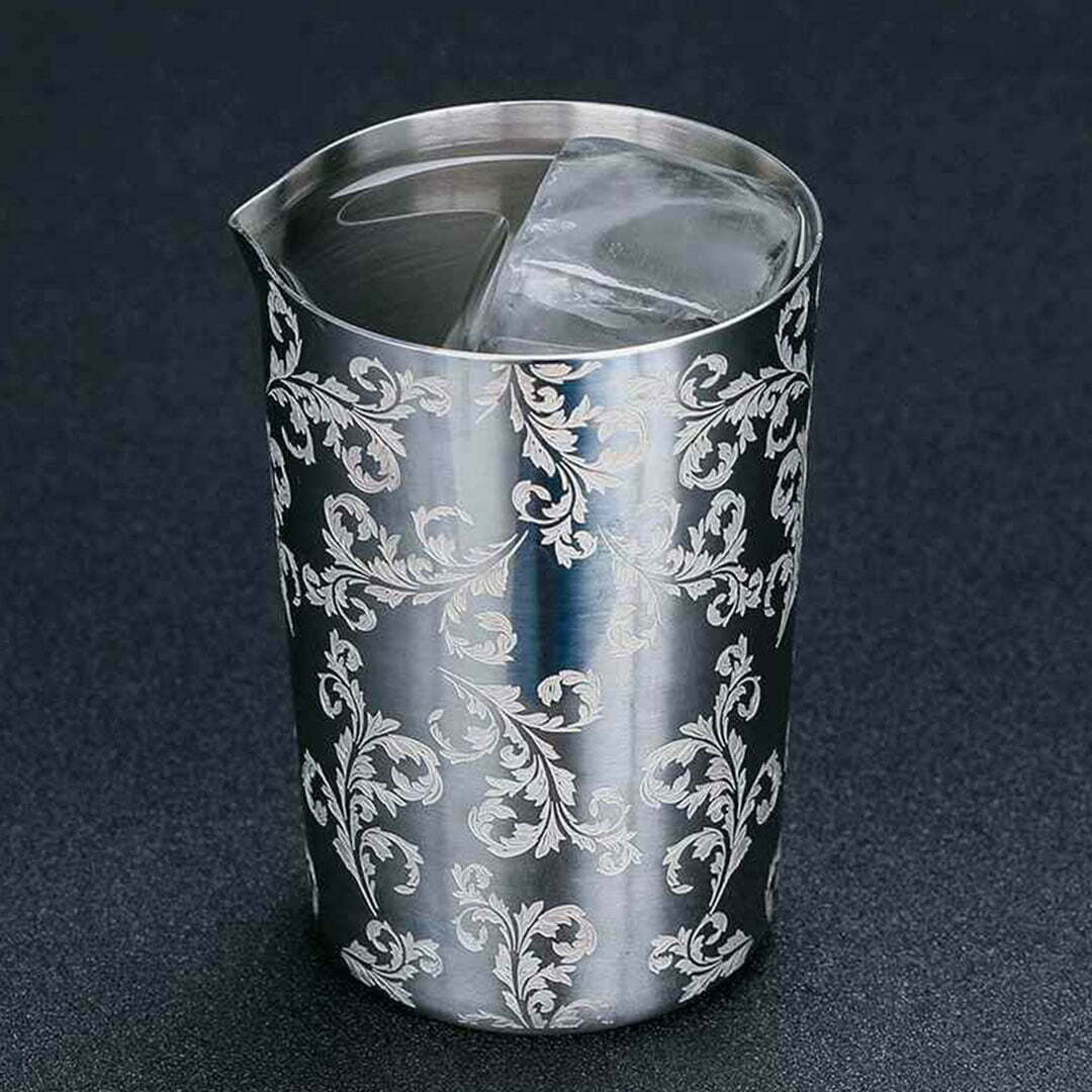 Engraved Martini Shaker & Glasses Set