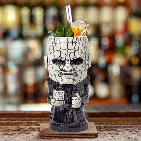 The Dark Brainless Magician Tiki Mug for drinking fun and exotic alcoholic beverages and fancy juicy cocktails