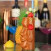 The Swollen Statue Tiki Mug for drinking beer wine and fun and exotic alcoholic beverages and fancy juicy cocktails