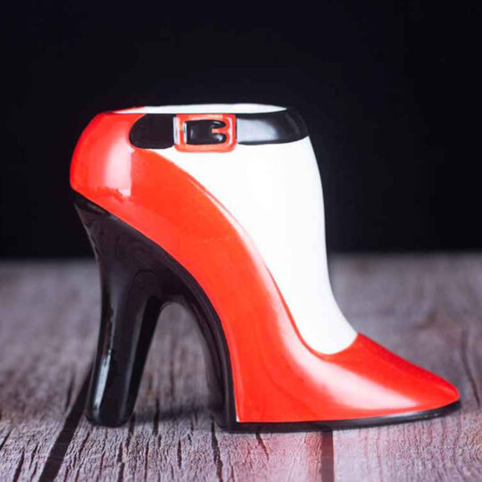 Sassy Red Heels Tiki Mug for drinking beer wine and fun and exotic alcoholic beverages and fancy juicy cocktails