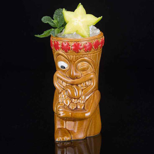 The Naughty Boy Tiki Mug for drinking fun and exotic alcoholic beverages and fancy juicy cocktails