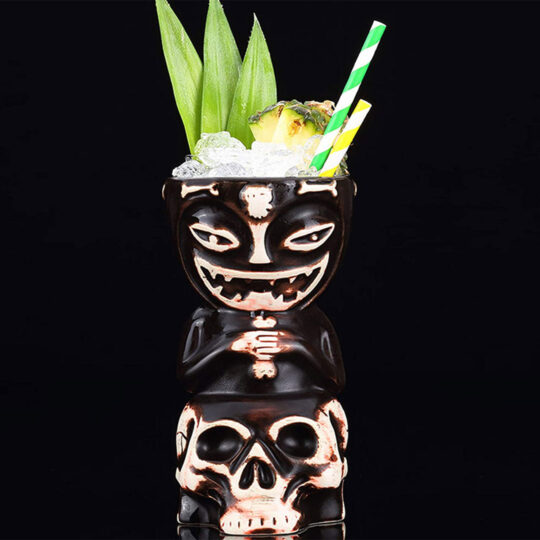 Mojo Joe Joe  Tiki Mug for drinking fun and exotic alcoholic beverages and fancy juicy cocktails