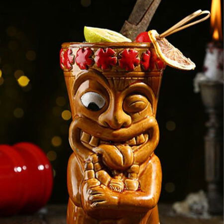 The Naughty Boy Tiki Mug for drinking fun and exotic alcoholic beverages and fancy juicy cocktails