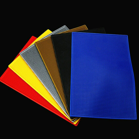 Rectangular Rubber Bar Mat For Bar Decor and protecting glasses from slipping and breaking as well as keeping your table and counter clean from alcohol or cocktail spills