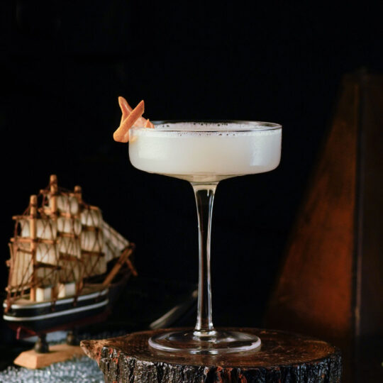 Special Stemmed Cocktail Glass for serving cocktails