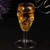 Skull Skeleton looking like shot glass for drinking neat and cocktails