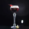 Exquisite looking stripe carved wine glass for drinking cocktails and red wine