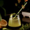 Short Cocktail glass with an old maid cocktail inside it